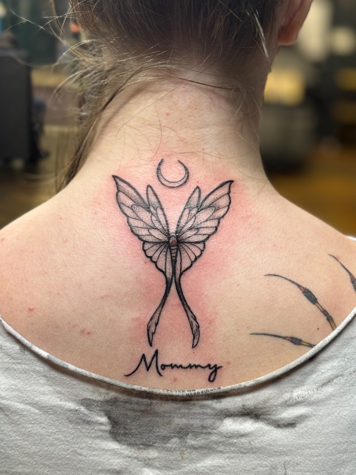 Full-color pop culture tattoo